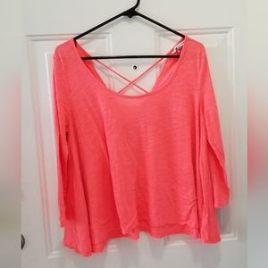 Bright Pink American Eagle Top